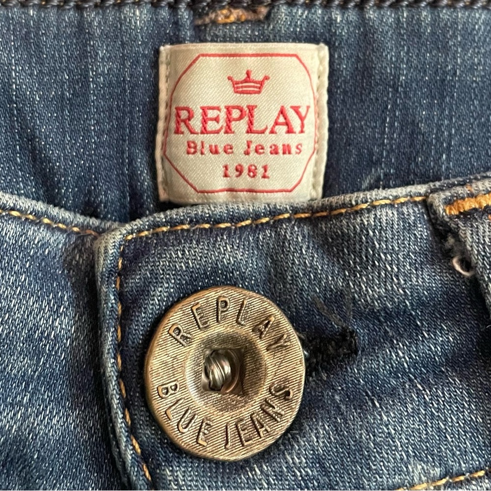 Replay Blue Skinny Jeans Modern Fit